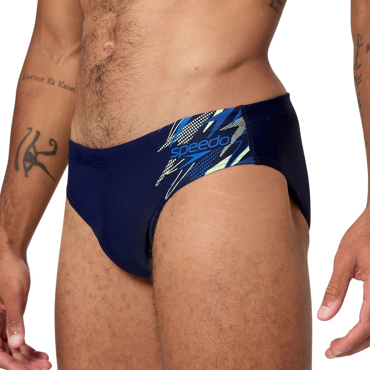 SPEEDO - medley logo brief 7cm - Zwembroek kort heren - Donkerblauw — afbeelding 6