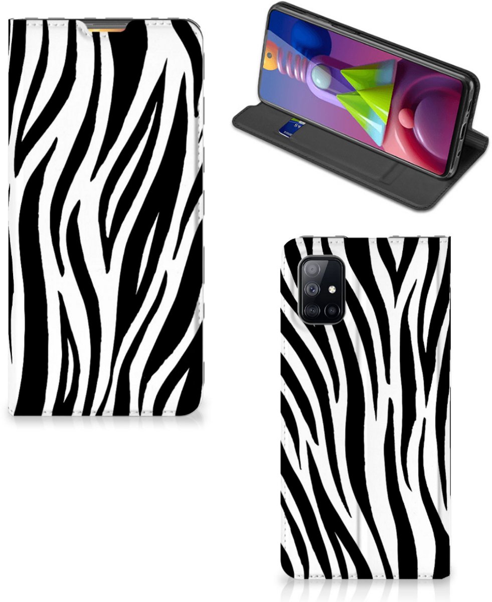 Samsung Galaxy M51 Hoesje maken Zebra