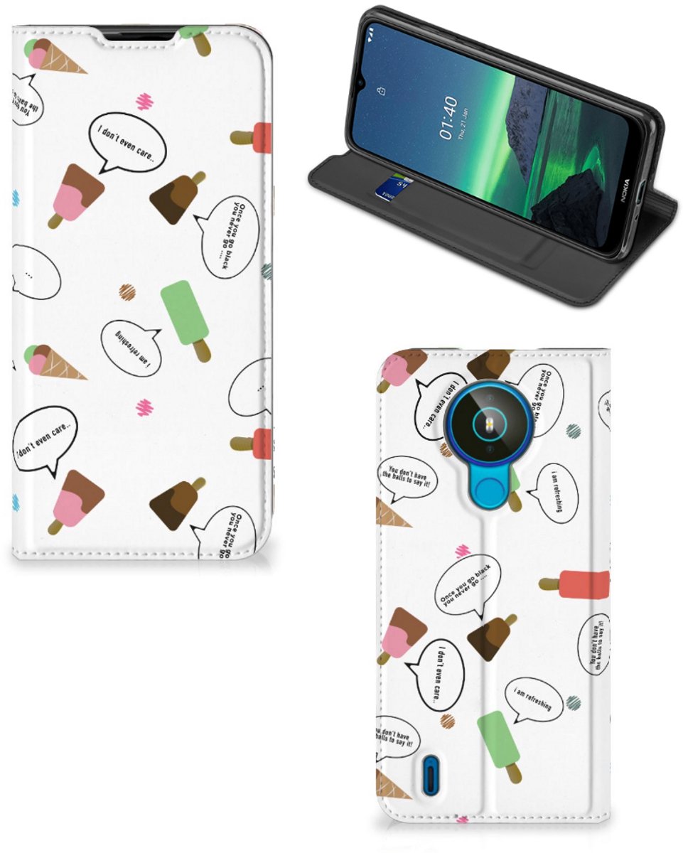 Nokia 1.4 Flip Style Cover IJsjes