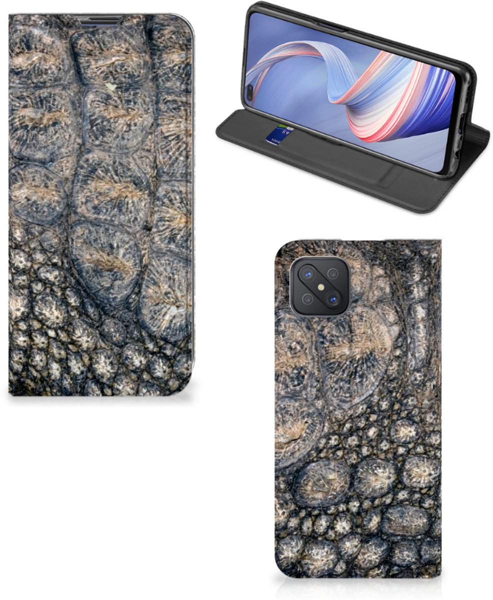 OPPO Reno4 Z 5G Hoesje maken Krokodillenprint