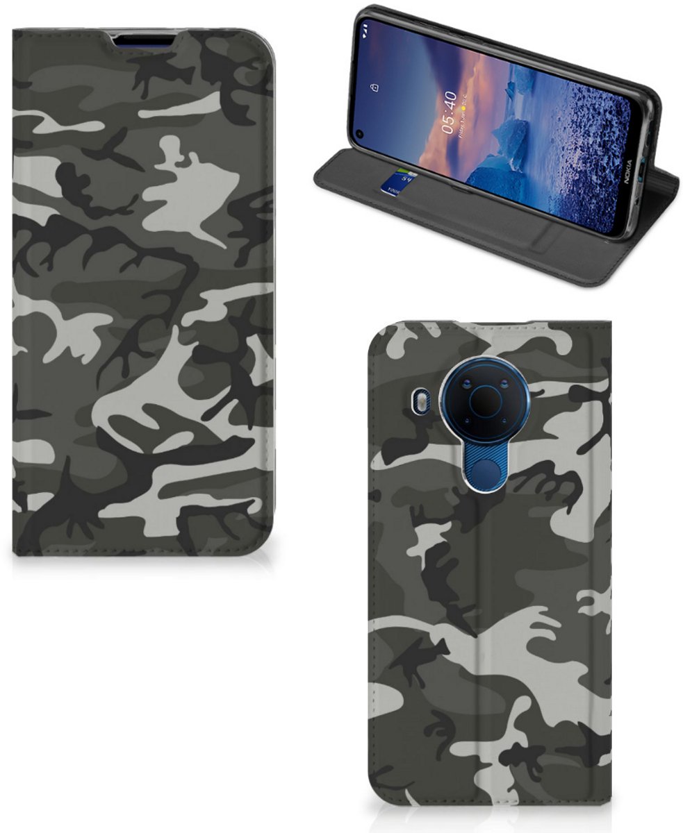 Nokia 5.4 Hoesje met Magneet Army Light