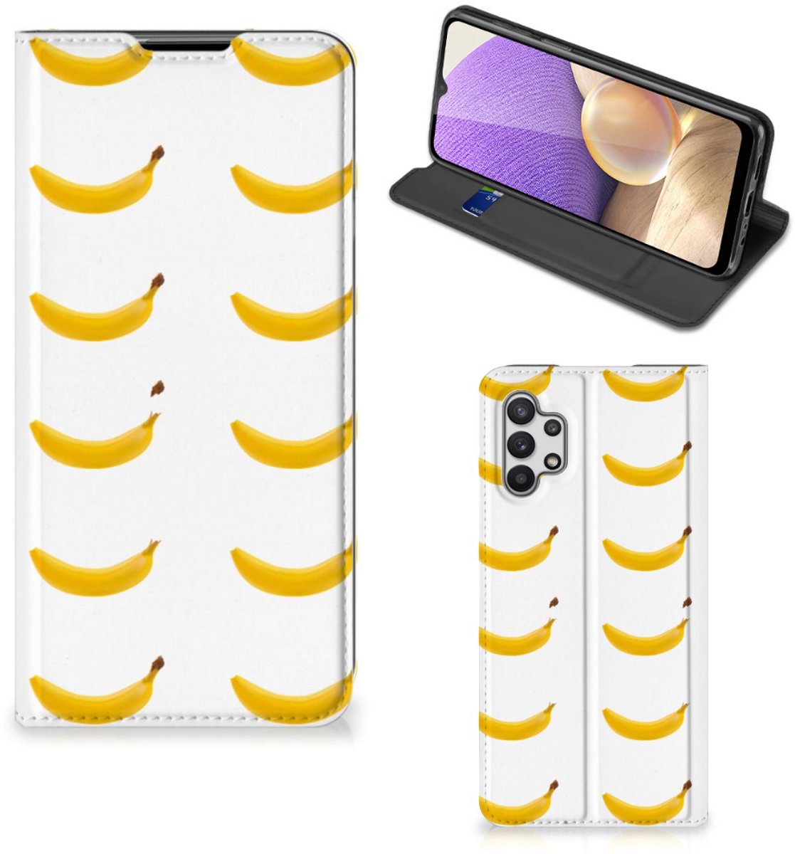 Samsung Galaxy A32 5G Flip Style Cover Banana