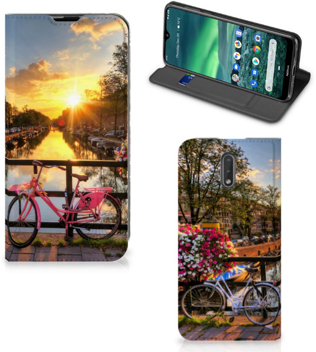 Nokia 2.3 Book Cover Amsterdamse Grachten