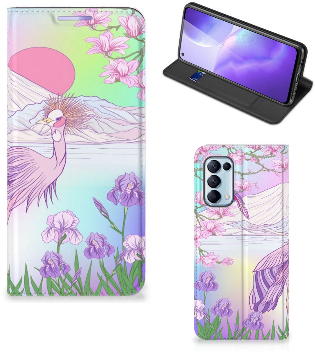 OPPO Find X3 Lite Hoesje maken Bird