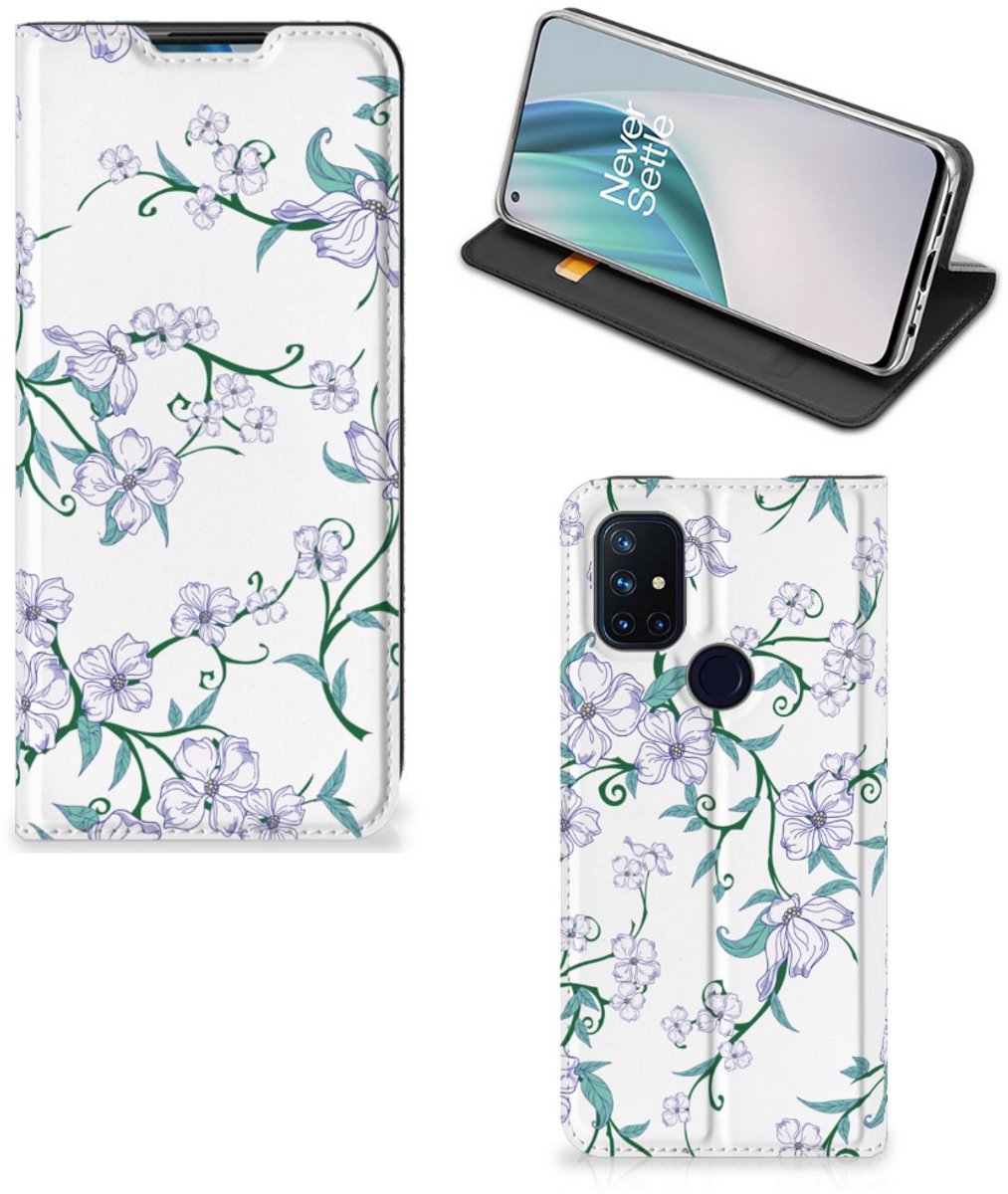 OnePlus Nord N10 5G Uniek Smart Cover Blossom White
