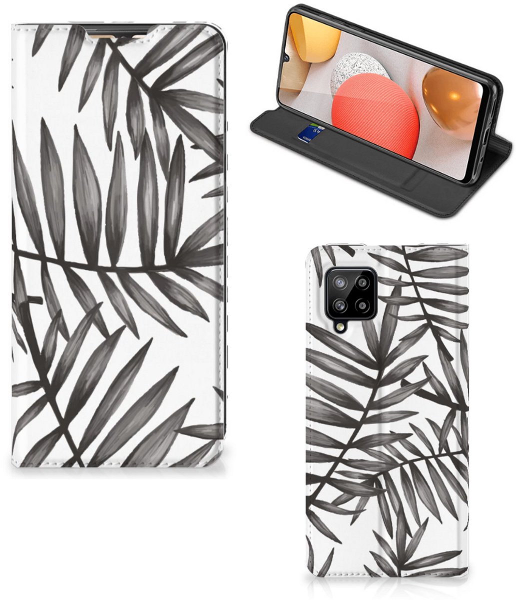 Samsung Galaxy A42 Smart Cover Leaves Grey
