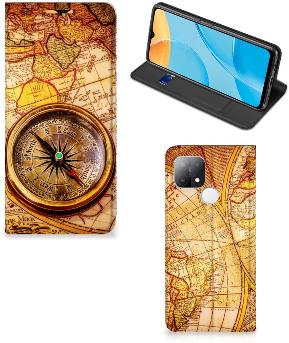 OPPO A15 Book Cover Kompas