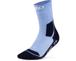 CEP Hiking Light Merino Mid-Cut Compressie - Lichtblauw/Donkerblauw - Dames (40-43)