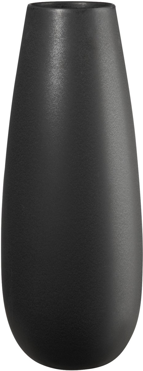 ASA Selection Vaas Ease Black Iron, decoratieve vaas, aardewerk, matzwart, 60 cm, 92032174