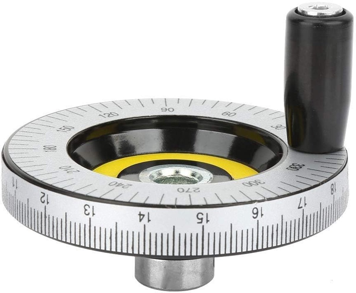 Dailygoody - Handwiel 80mm - Bakelieten Handwiel voor Machines - Duurzaam en sterk - Perfect voor gereedschap - Voor optimale controle - Geschikt voor...