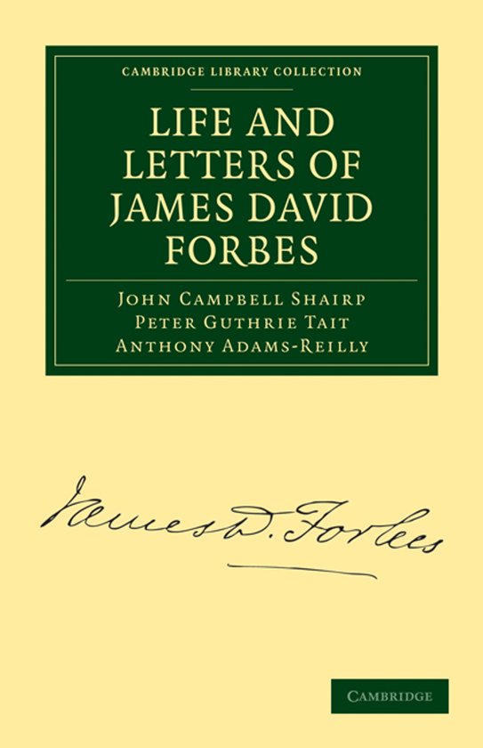 Life and Letters of James David Forbes - cover