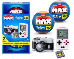 MAX Build More Premium Retro S2 Building Bricks Collection 2-Pack (Camera & Draagbare Gameconsole) by ZURU