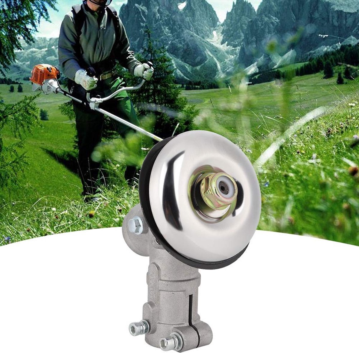 Dailygoody - Tandwielkop vervangen - Bosmaaier Tandwielkop - Stevig en Duurzaam - Aluminiumlegering - Oxidatieweerstand - Geschikt voor Trimmers en Bo..