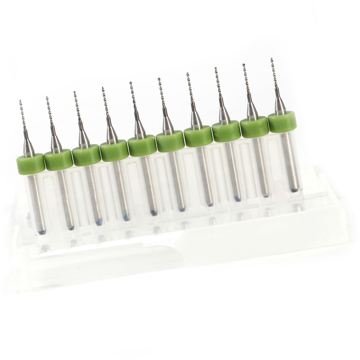 Allecto - Metaal Boorbeitels - Set van 10 Stuks voor Printplaten - Precisie Boor Gereedschap van 8 mm tot 1.4 mm - Perfect voor Elektronica - Hoogw...