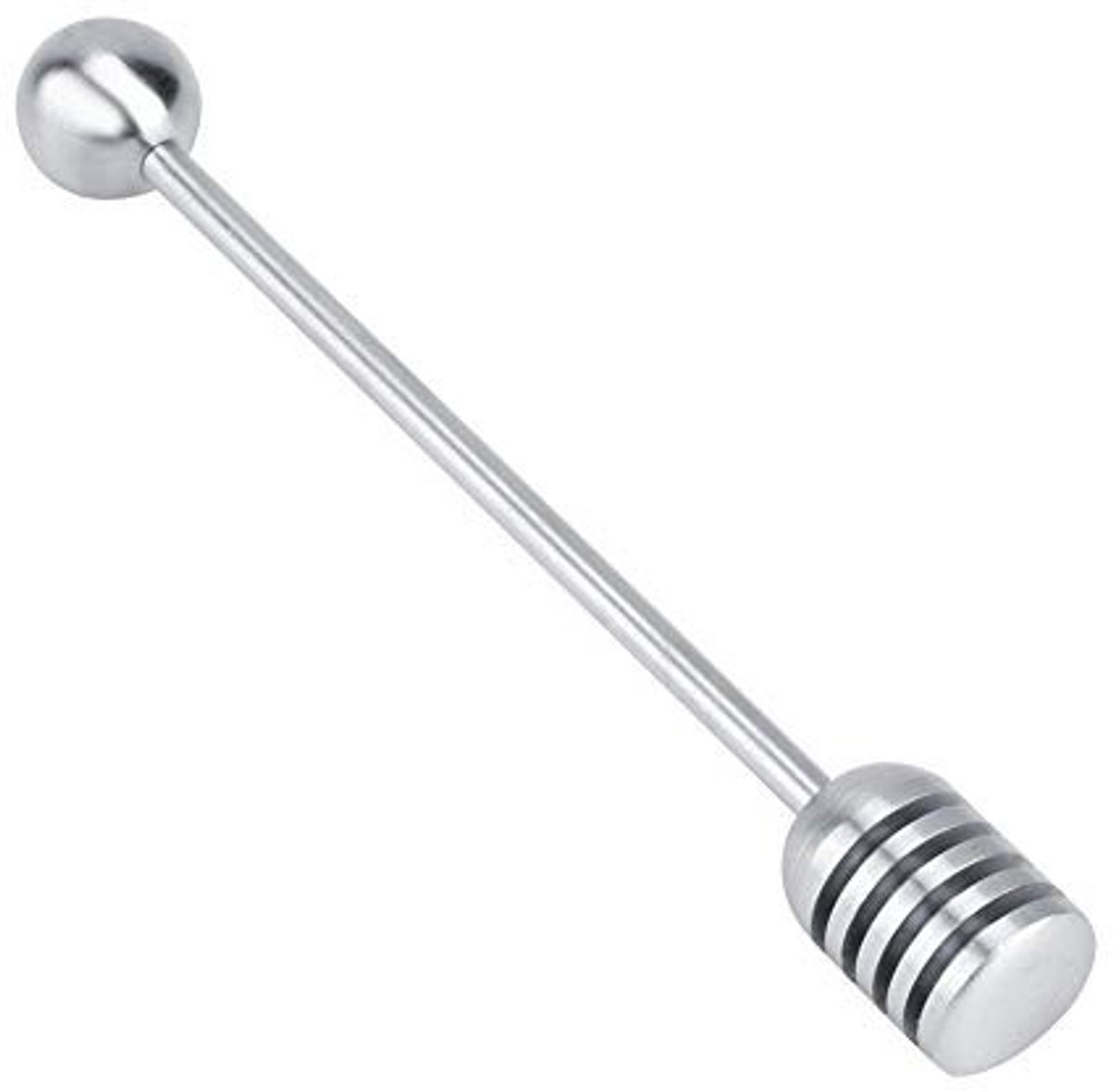 Dailygoody - Honey Dipper - Roestvrijstalen honinglepel - Duurzaam en praktisch - Mixen en serveren - Geschikt voor honing en jam - Compact ...