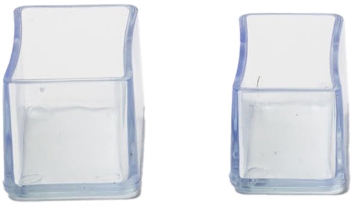 Dailygoody - Set van 8 Transparante Stoelpootdoppen - Antislip en Slijtvast voor Houten Vl