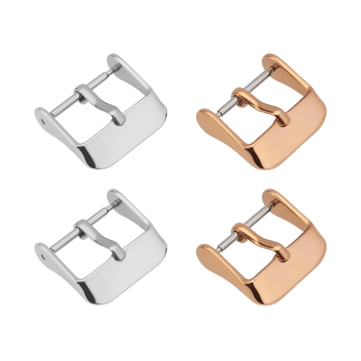 Dailygoody - Horlogeband gesp - Vervangende gesp - Roestvrij staal - Geschikt voor Seiko - Compatibel met Grand Seiko - 16-18 mm