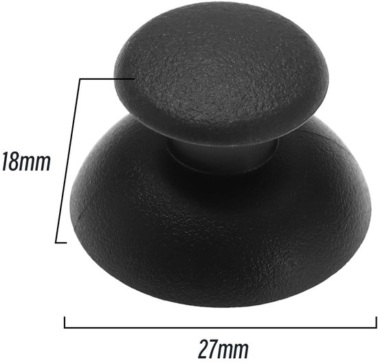 8 Stuks Thumbsticks voor PS3 Controller - Vervangingen voor Joystick Grip en Analoge Stick Caps — afbeelding 5