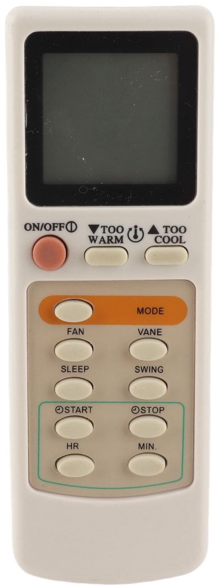 Allecto - Airconditioner Afstandsbediening - M09 Vervanging - Infrarood - Compatibel met Diverse Modellen - Handig voor Thuisgebruik - Eenvoudig in..