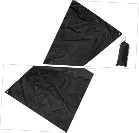 Kampeermatras Slaapmat - Outdoor deken - Buitenactiviteiten - Wasbaar krimpvrij - 210x150cm - Zwart — afbeelding 4