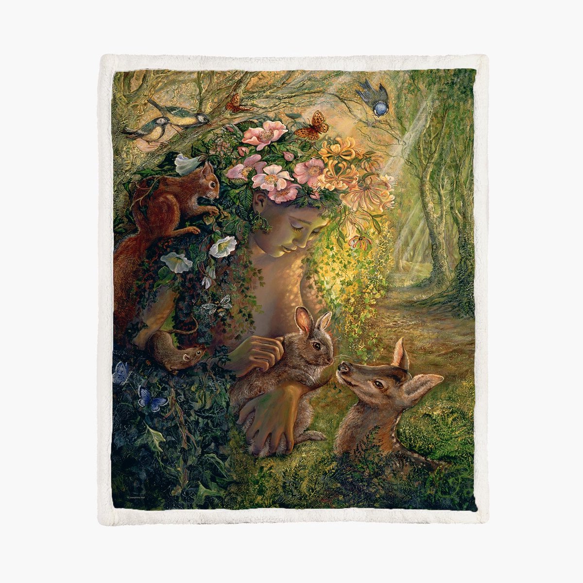 The Coloured House Fleece Deken 150*200cm The Wood Nymph Multicolor
