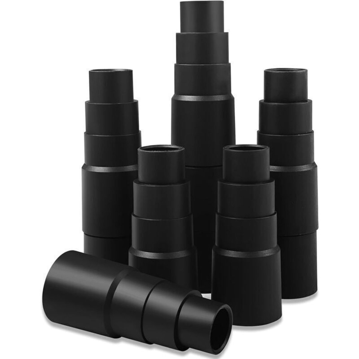 6-delige slangadapterset, 25-42 mm