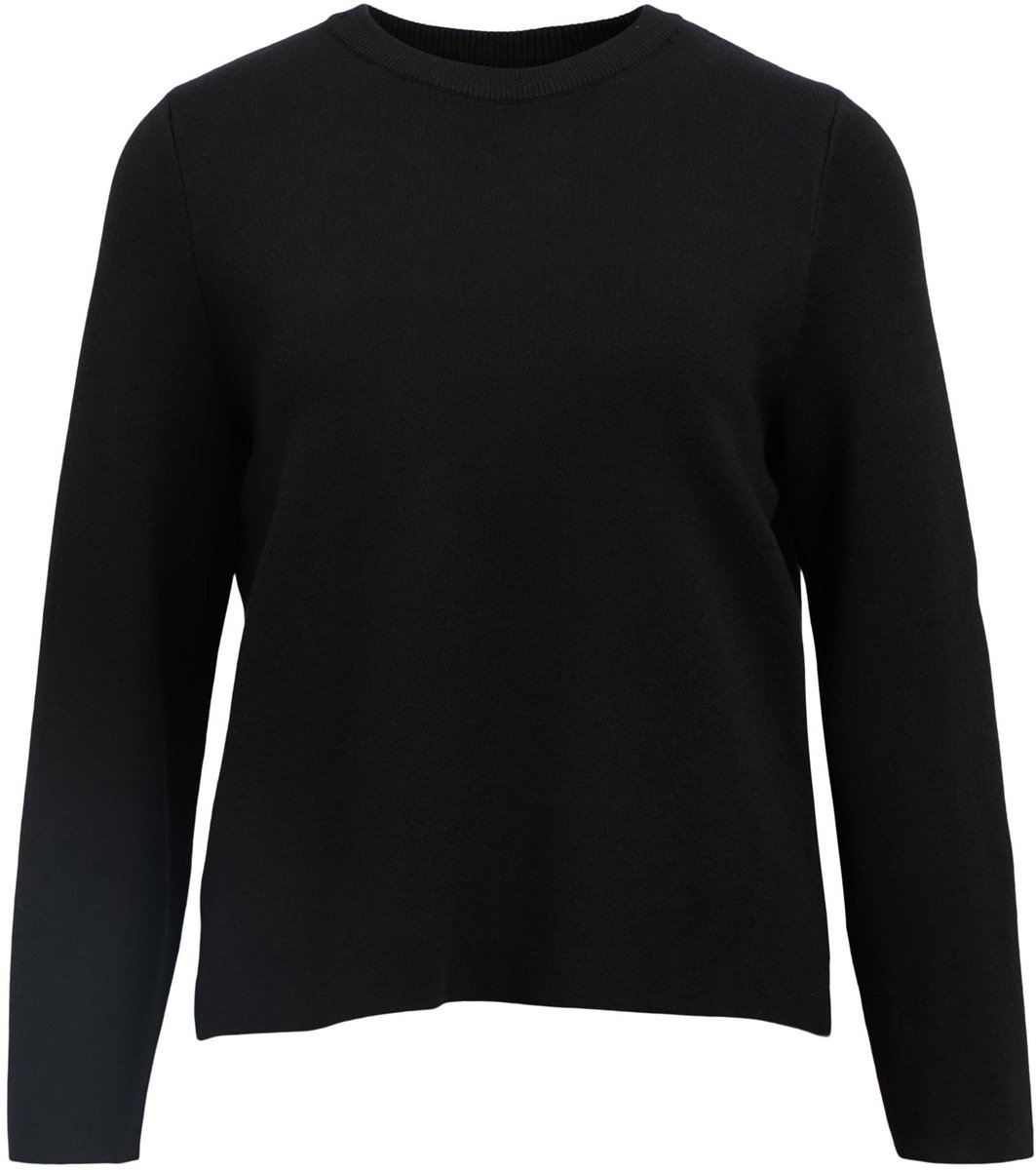 Object Objreynard O-neck Pullover Truien & vesten Dames - Sweater - Hoodie - Vest- Zwart - Maat L