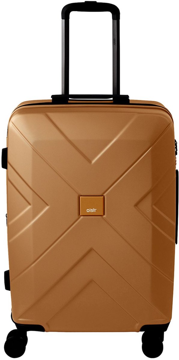 Oistr Napoli Spinner 64 cm - Uitbreidbaar 69/81 liter - 64x45x25.5 cm - ochre yellow