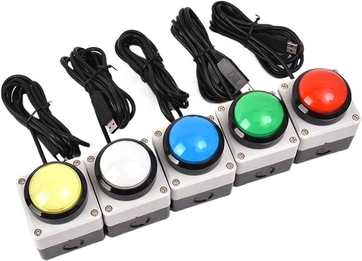 Drukknopschakelaar - Rode knop - Apparaten Bedienen - Aangepaste bediening - 62 mm - Rood