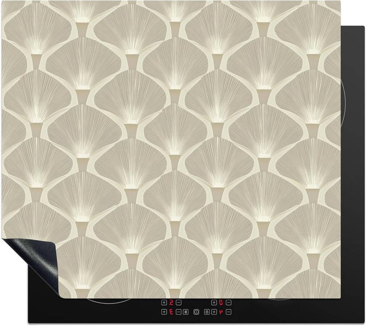 Inductie Beschermer - Kookplaat Mat - Extra Werkruimte - Unieke Foto Print - 60x52 cm - Paneel Ginkgo