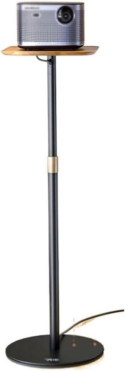 Projector Standaard - Vloerstandaard Beamer - Thuisbioscoop Inrichten - Verstelbaar & Stabiel - 120 cm Hoog - Zwart