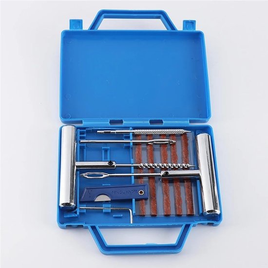 Bandenreparatieset - Lekke Banden - Noodreparatie Auto - Heavy Duty Tubeless - Met Opbergdoos - Type A — afbeelding 4
