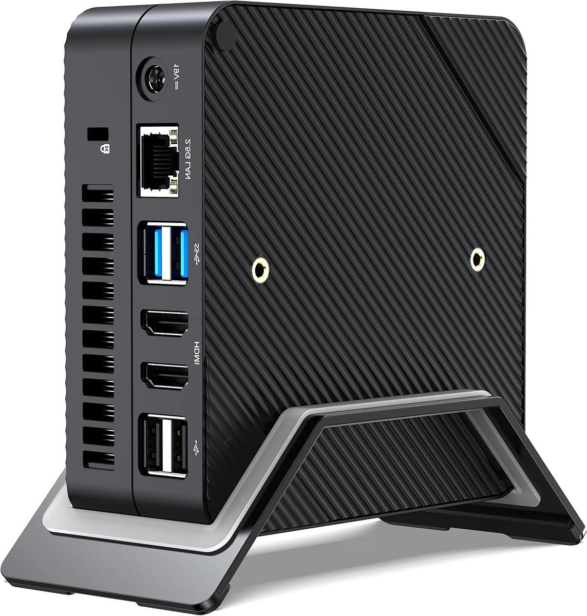 Mini PC - Compacte Computer - Productief Werken - Krachtige Processor - Barebone - Zwart