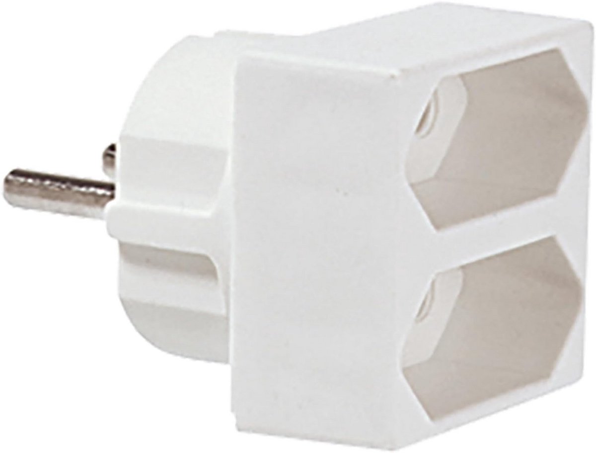 Hoekblikverdeler - Kabelverdeler - Elektrisch Aansluiten - Plastic Materiaal - 250 Volt - Wit