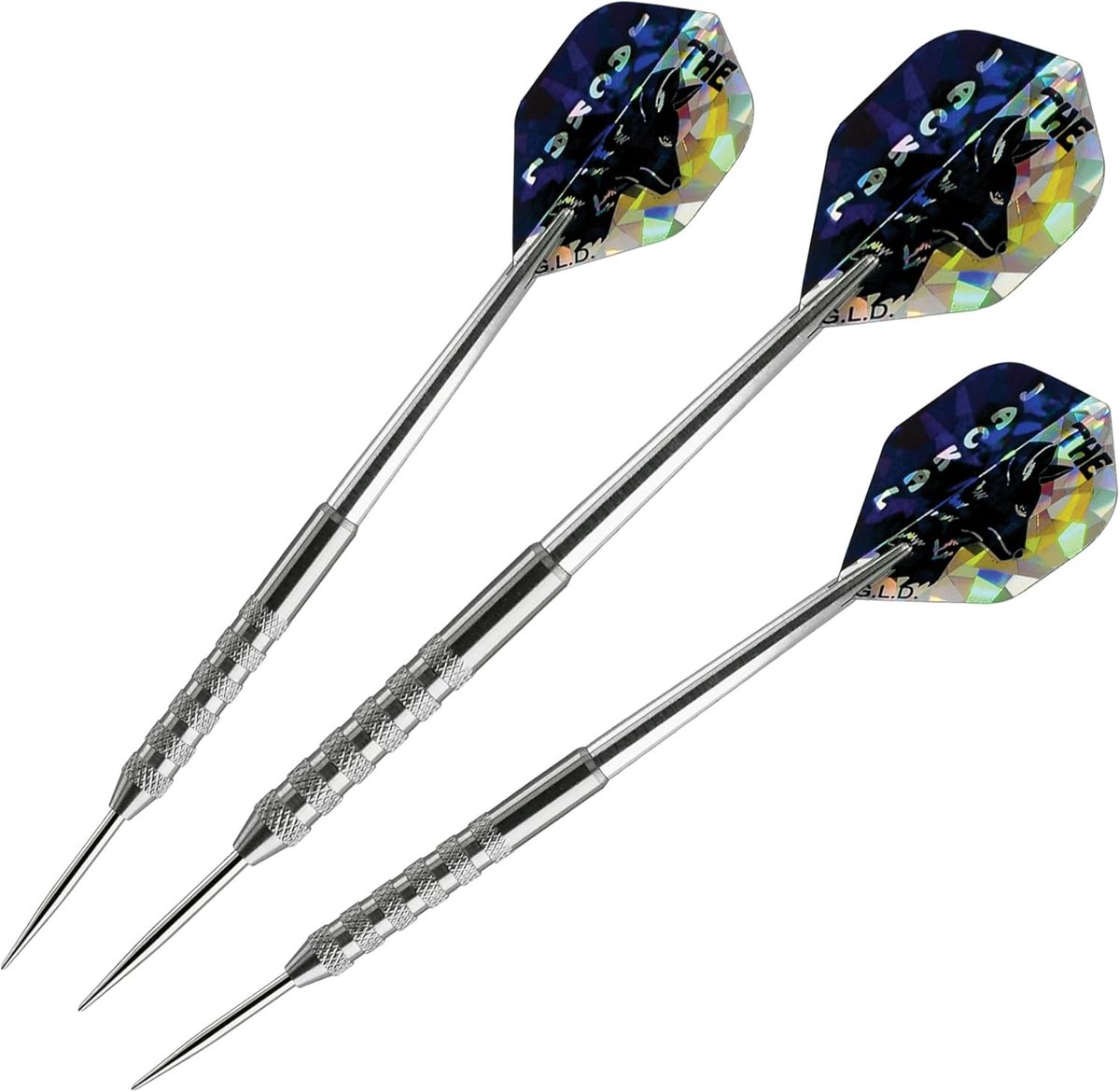 Dartpijlen Set - Steel Tip - Precisie Werpen - 80% Tungsten - 21 gram - Zilver