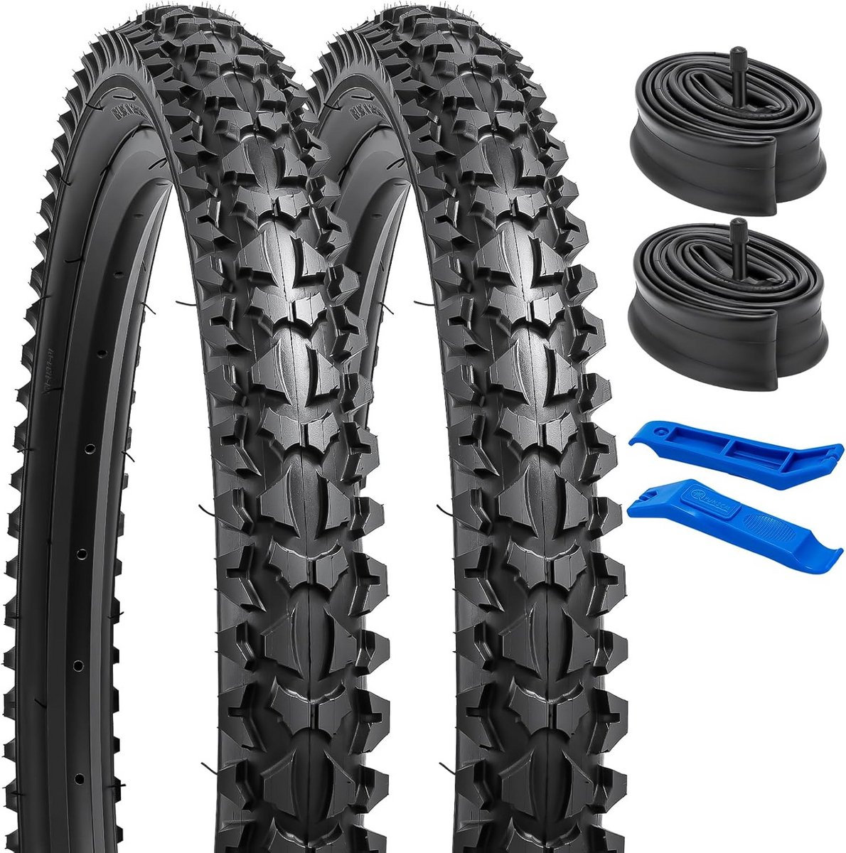 Fietsbanden en binnenbanden - Mountainbike set - Off-road rijden - Vouwbaar zacht staaldraad - 20 inch - Zwart