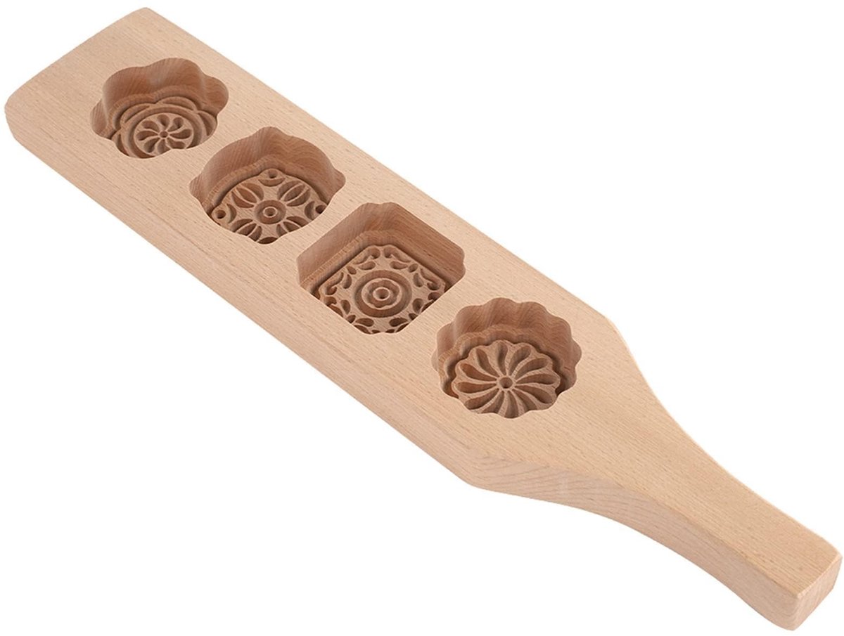 Dailygoods- Cakevorm Traditioneel - Maan Cakevorm - Bakvormen - Bakgereedschap - Houten Mallen - Bakken Tools - Bakvorm