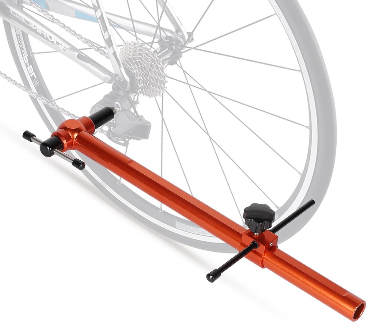 Dailygoods- Transmissiegereedschap voor fietsen - Corrigeert vervormingen - Geschikt voor 12-29 inch - Verstelbare positioneringsstang - Schakeltang - Consistente metingen garanderen - Fietsafstelling
