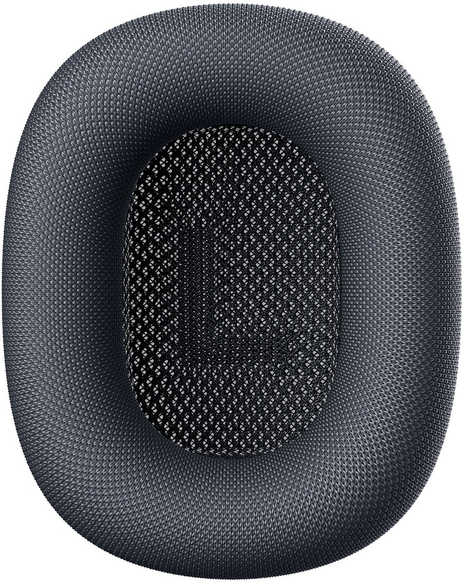 Oorkussens voor AirPods Max 1 en 2, gemaakt van zachte stof voor extra comfort, met een unieke stijl | Middernachtzwart