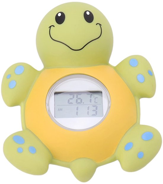 Multifunctionele Baby Badthermometer met Schattige Schildpad voor Veilig Badderen en Douchen van Kinderen — afbeelding 4