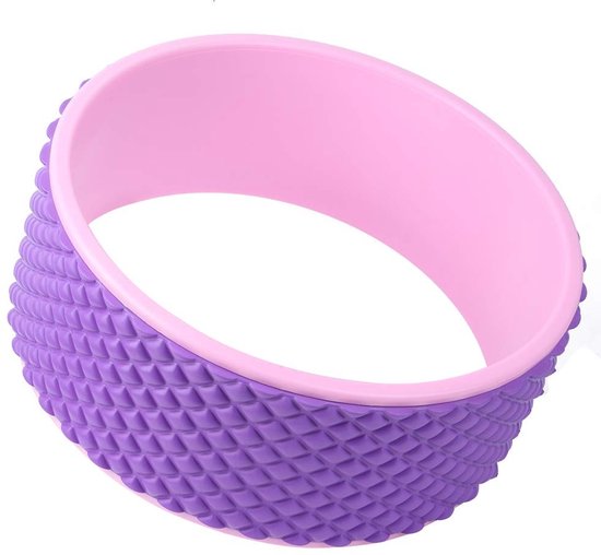 Dailygoods- Yoga Wheel Pijnverlichting - Flexibiliteit Verhogen - Pilates Roller - Rugpijn Massage - Eco Materialen - Sterk en Gripvast - Yogawiel van Dailygoods — afbeelding 5