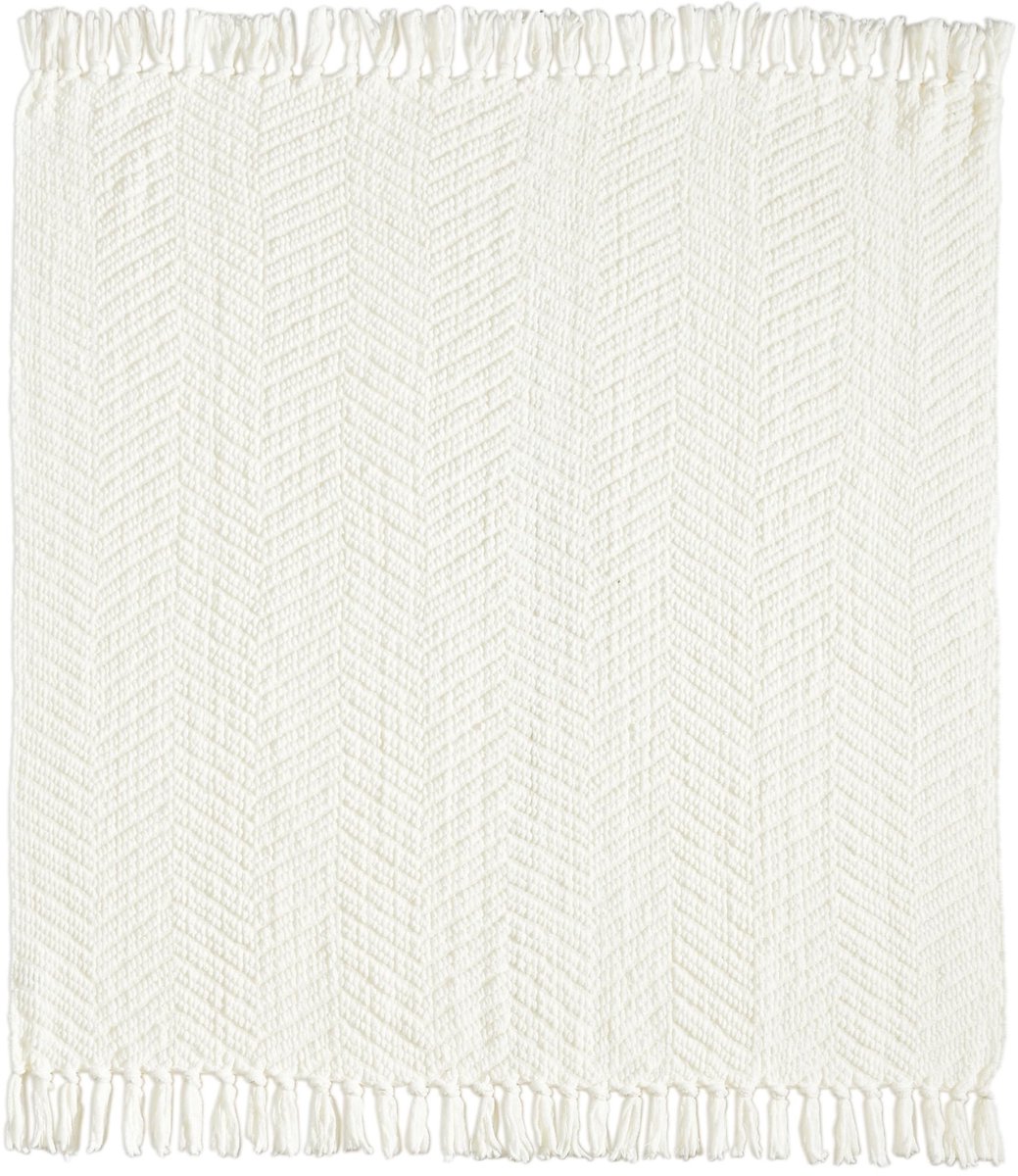 Dailygoods- Plaid Ademend 127x152 cm - Zachte Chenille - Boerderijstijl - Decoratie voor Bank/Bed - Lichtgewicht en Warm - Hoogwaardige Kwaliteit - Deken
