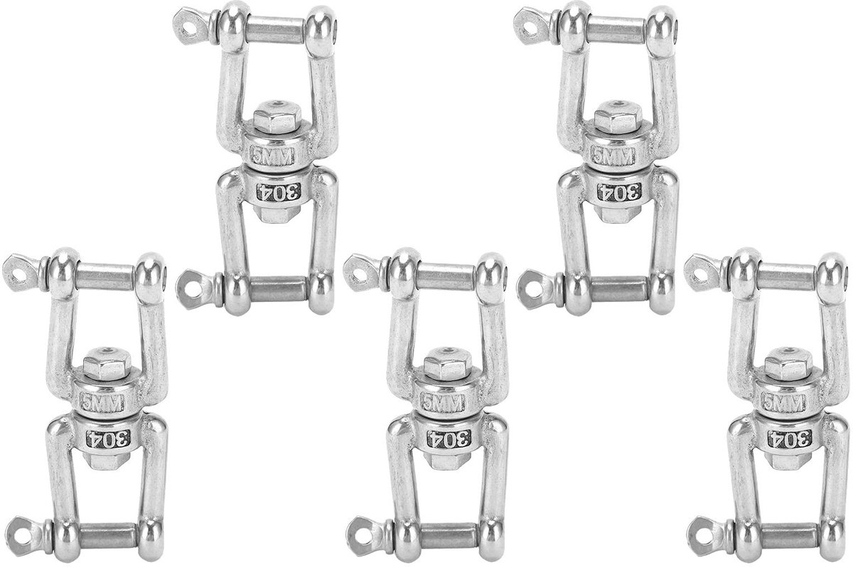 Dailygoods- Draaibare Ring - Roestvrijstalen Haak - Slijtvast - Duurzaam - Aandrijfasaccessoire - Voor Robotonderdelen