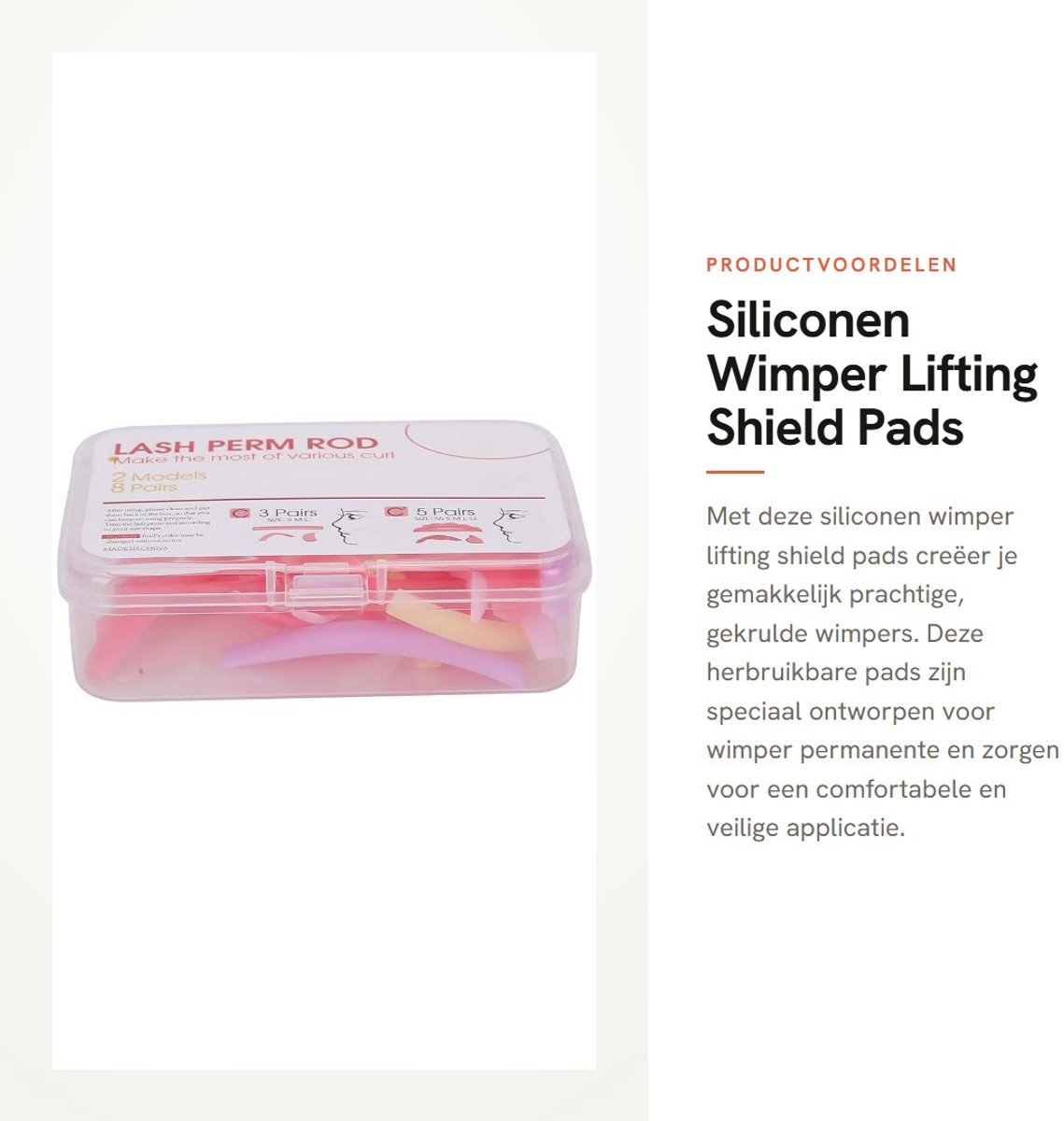 Dailygoods- Wimperpermanente Siliconen Pads - Wimperlifting Set - Herbruikbare Wimperlifting - Wimperlift Shields - Makeup Tools - Hoogwaardige Kwaliteit