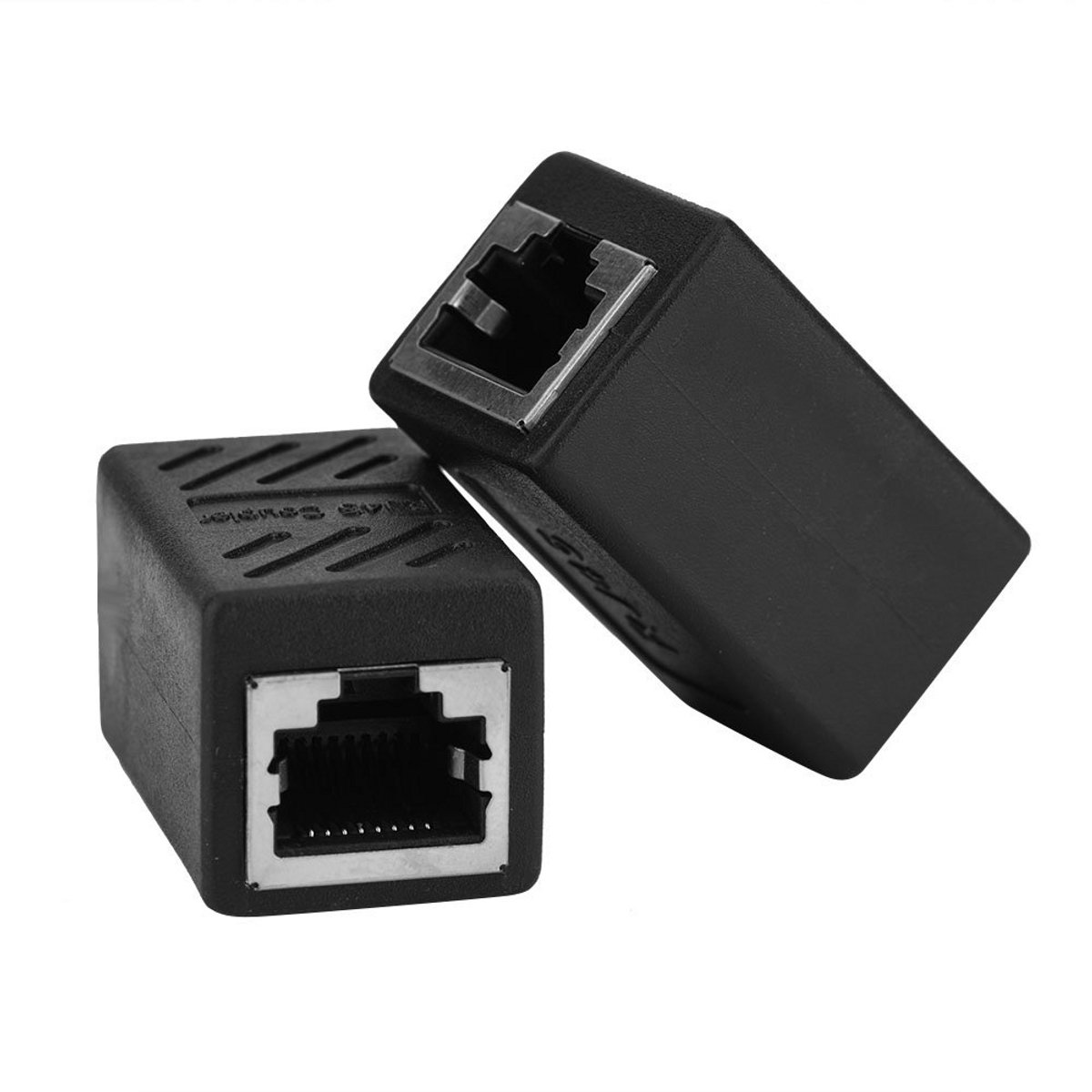 Netwerk Adapter Koppeling - Ethernet Verloopstekker - Kabel Verlengen - Stabiele Transmissie - 2 Stuks - Zwart