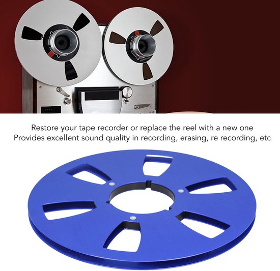 VT Goods - Lege Tape Reel - 1/4 10.5 Inch - Universele Open Reel - Vervangingsreel met RVS Schroeven - Geschikt voor BASF en NAB - Kleur of model van Merkloos — afbeelding 5
