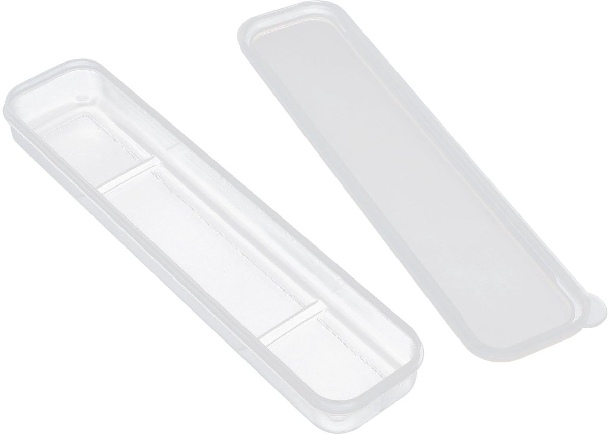 Dailygoods- Besteksdoos Draagbaar - Opbergdoos - Reisservies - Lichtgewicht - Duurzaam - Compact Design - Pastelkleuren - Serviesdoos
