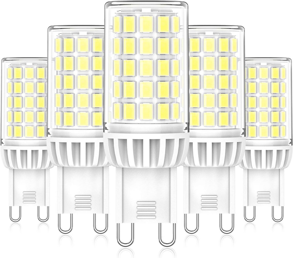 LED G9 Lampen - Corn Lampen - Huis Verlichten - Energiebesparend 6W - 55mm Hoog - Koud Wit