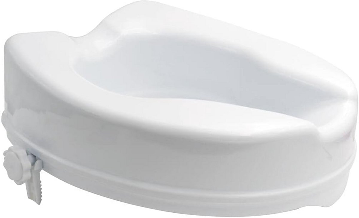 Toiletbrilverhoger - Zitverhoging - Comfortabel Zitten - TÜV Getest - 10 cm Hoog - Wit