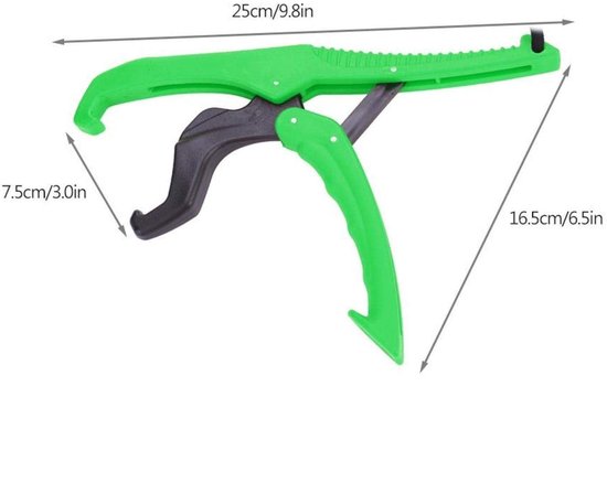 Cosensi - Floating fishing gripper - Vissersgreep - Veilig en comfortabel - Nautical blue - Fish clamp - Lichtgewicht en handig - Geschikt voor vis... van Merkloos — afbeelding 2